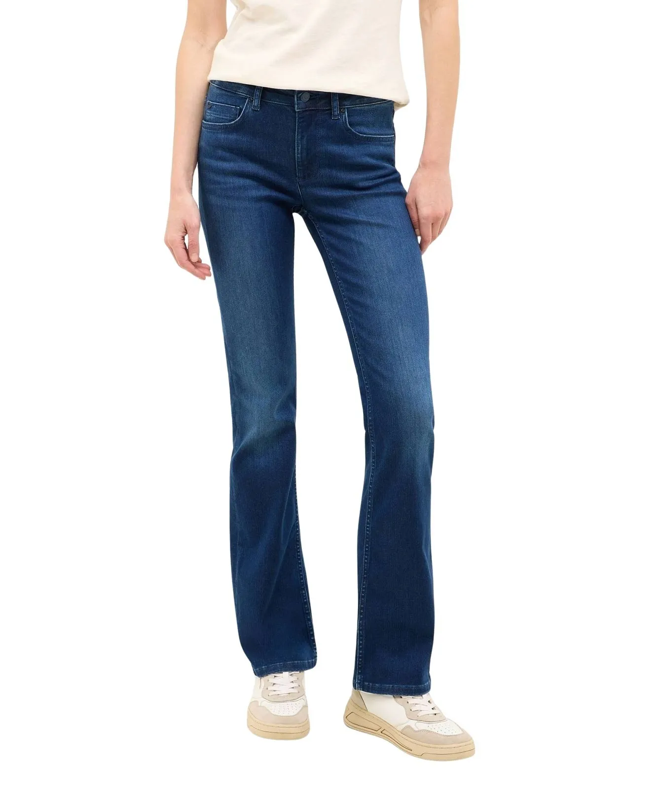Damen Jeans Shelby Slim Boot von Mustang in Mittelblau