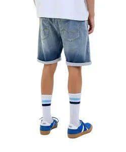 Jack & Jones Jeans Shorts Rick Icon Regular Fit in blau