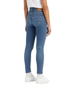 Levi's 711 Jeans Skinny in mittelblauer Waschung