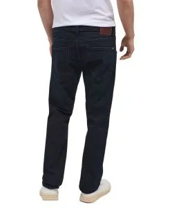 Mustang Michigan Straight Jeans in dunkelblauer Waschung