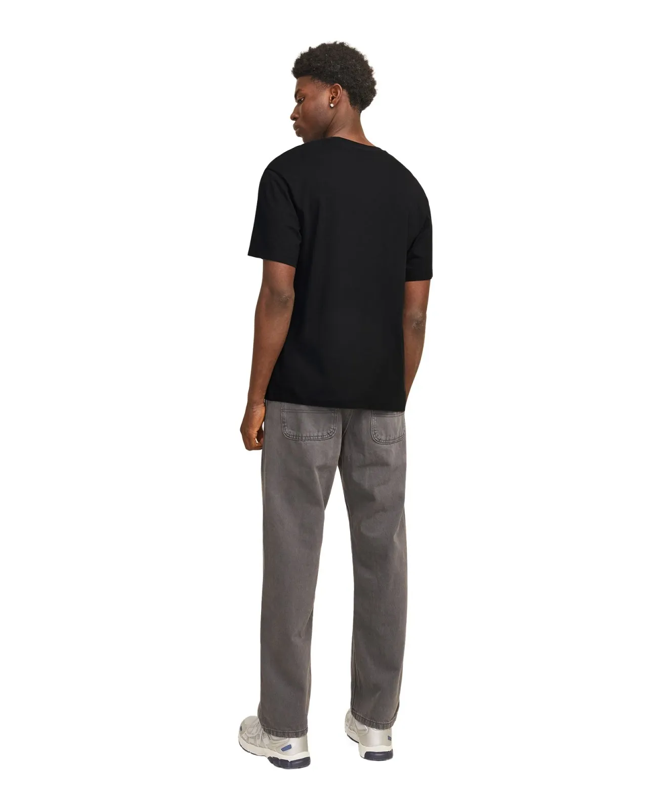 Herren Shirt Graphic Tee von Jack & Jones in Black