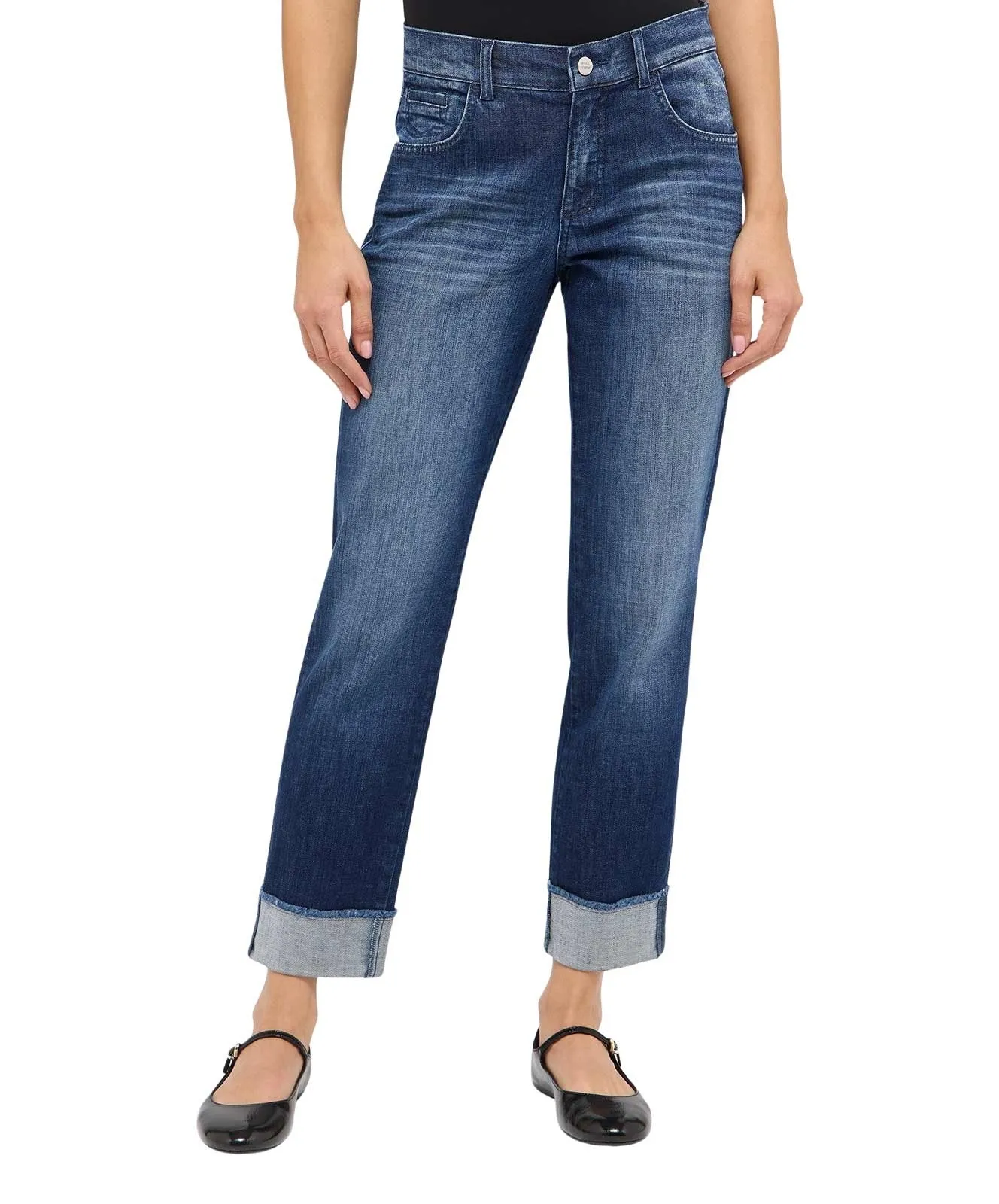 Damen Jeans Darleen Crop TU von Angels in Blue Used