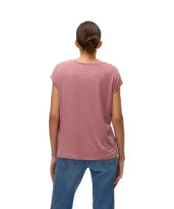 Vero Moda T-Shirt AVA mit Rundhals in Rosa