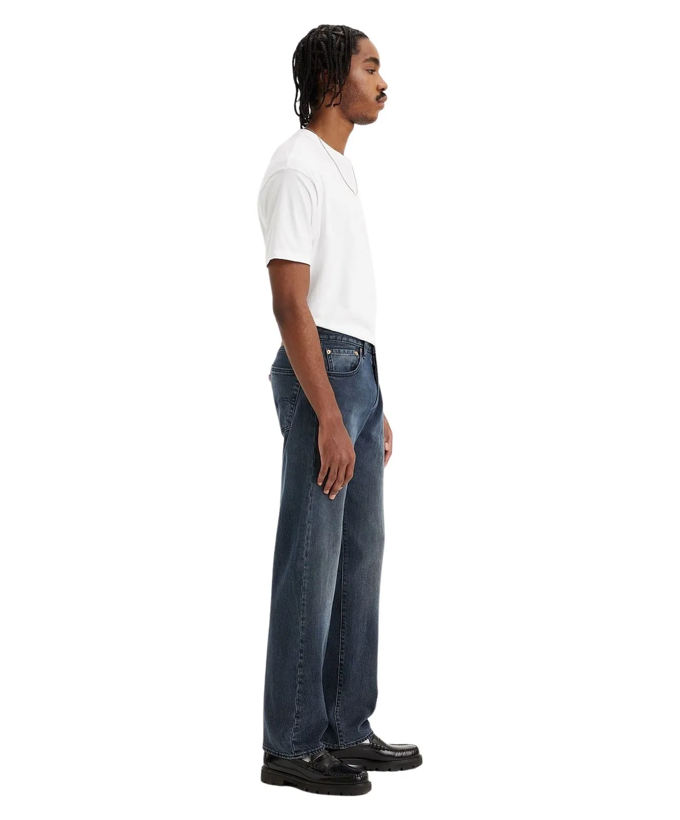 Herren Jeans 501 von Levis in Blue Black Stretch