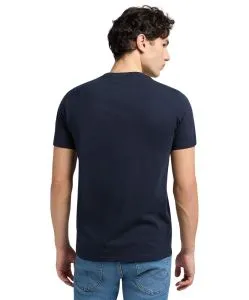 Lee Wobbly Logo Tee in Dunkelblau