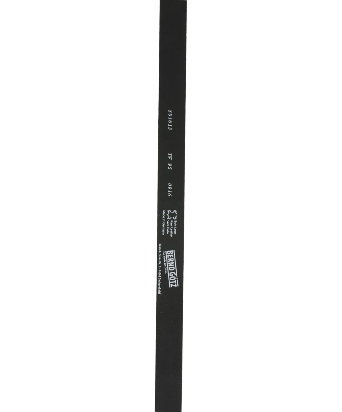 Damen Gürtel 3cm Softledergürtel von Bernd Götz in Schwarz