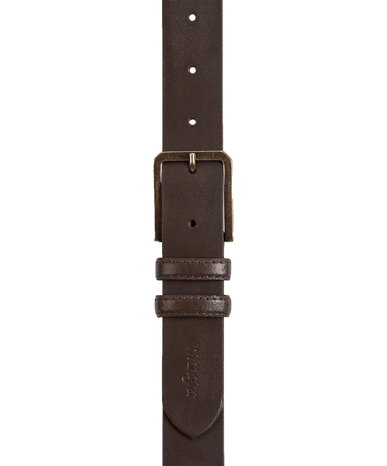 Herren Gürtel Slim Belt von Wrangler in Brown