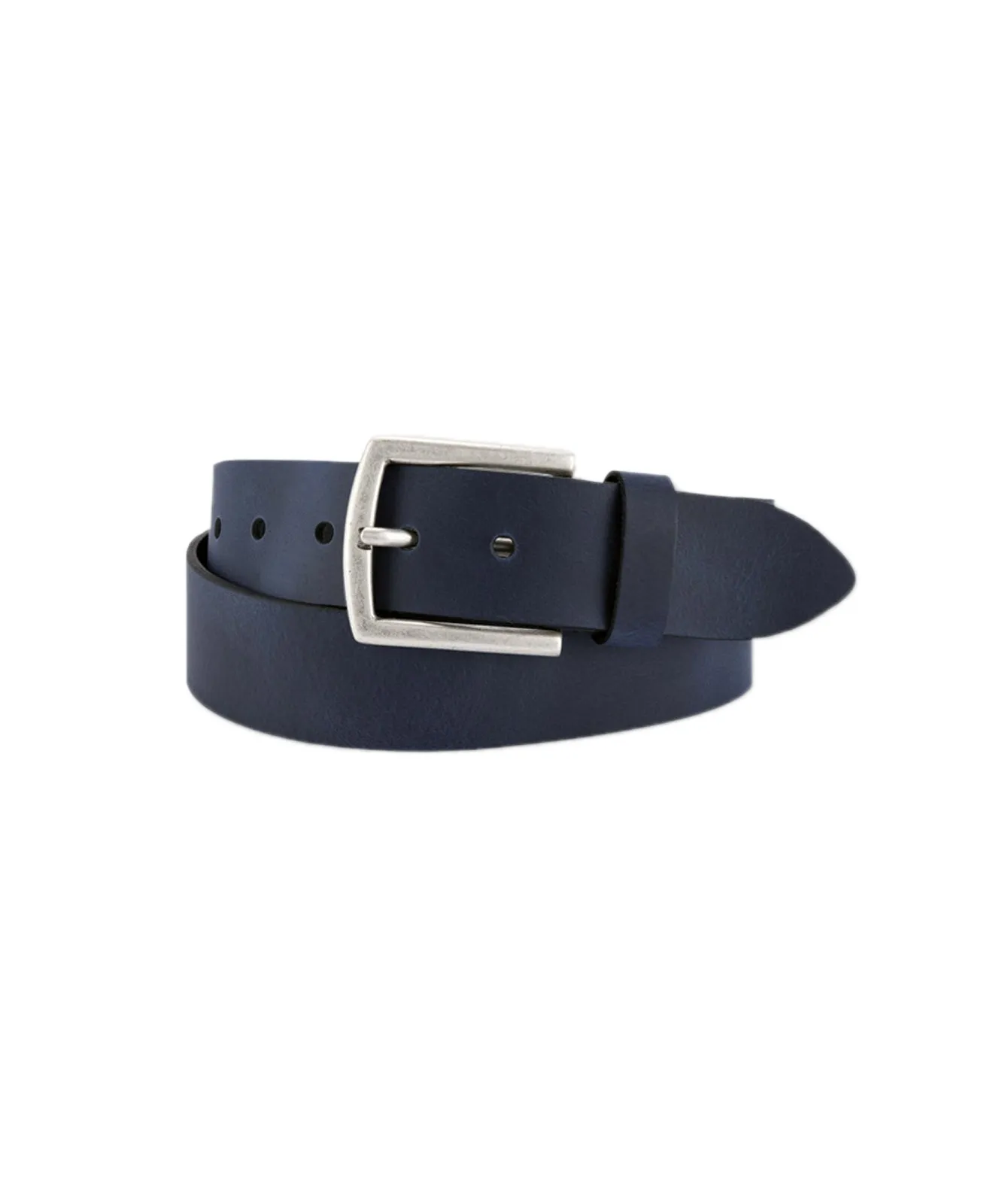Herren Gürtel 4cm Pull-Up Ledergürtel von Bernd Götz in Dunkelblau