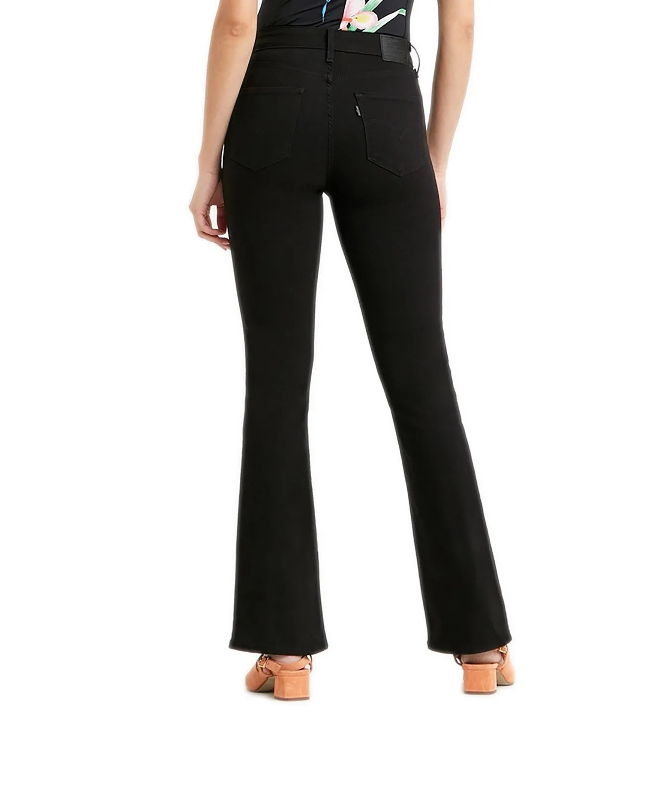 Damen Jeans 725 High Rise Bootcut  von Levis in Black Sheep