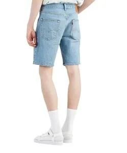 Levi's Jeans Original Shorts 501 Hemmed in hellblau