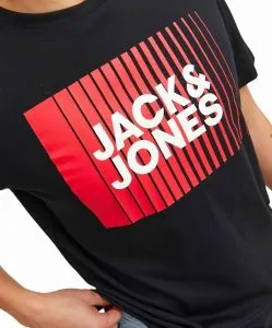Jack & Jones T-Shirt Corp mit Logo in Schwarz