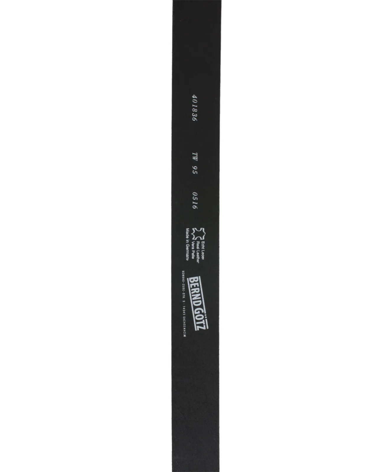 Damen Gürtel 4cm Softledergürtel von Bernd Götz in Black