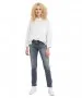 Damen Jeans Loie von Cross in Grey Used