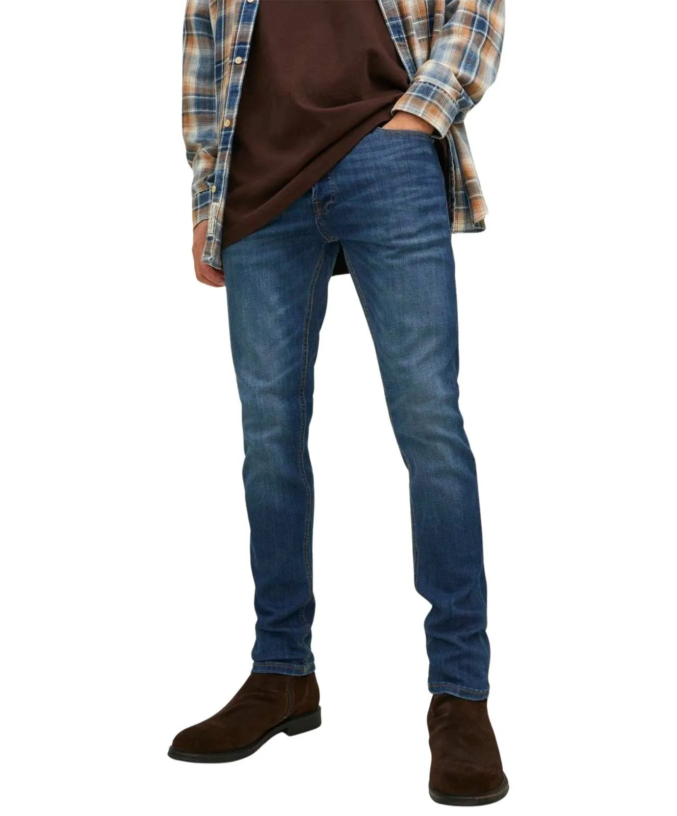 Herren Jeans Glenn Original von Jack & Jones in Blue Denim