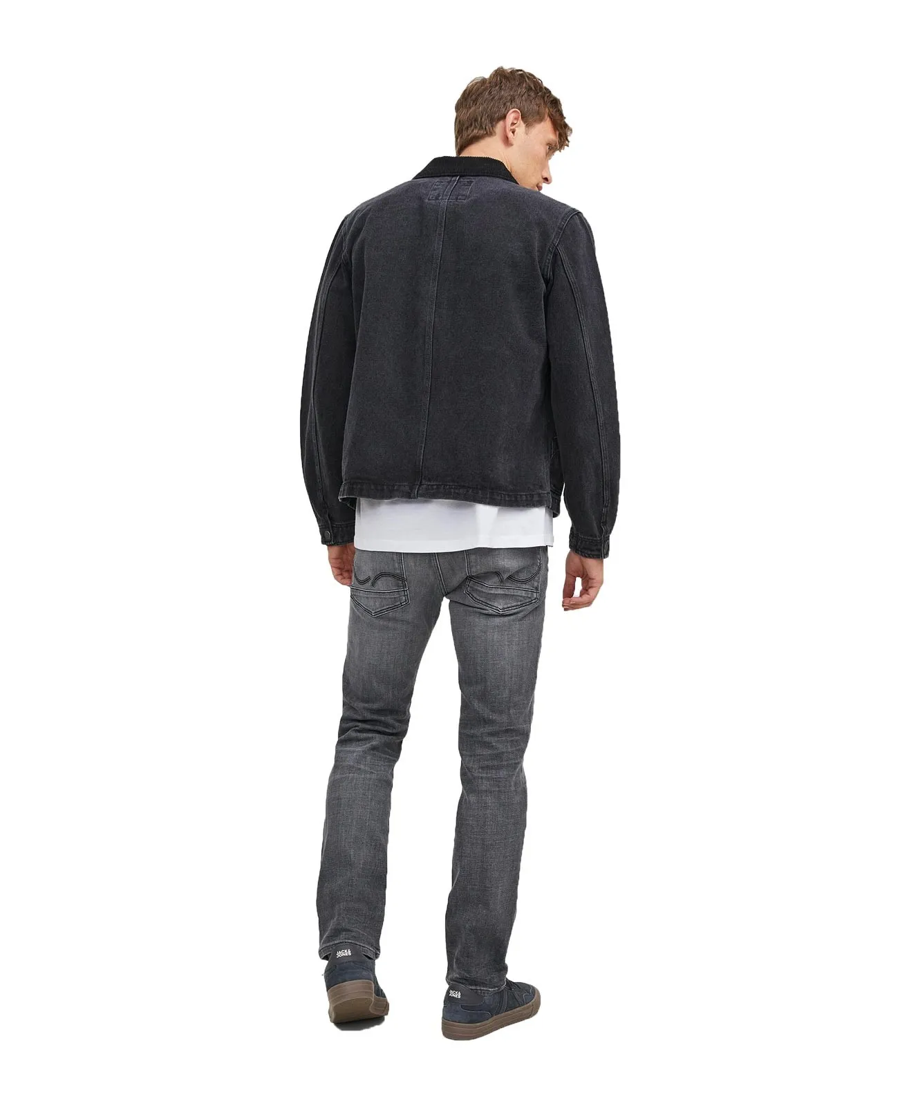Herren Jeans Tim Davis von Jack & Jones in Grey Denim