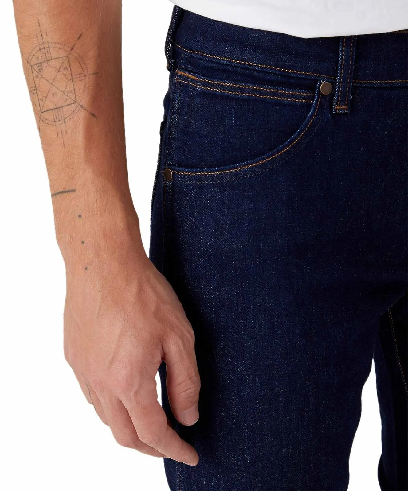 Herren Jeans Larsten von Wrangler in Day Drifter