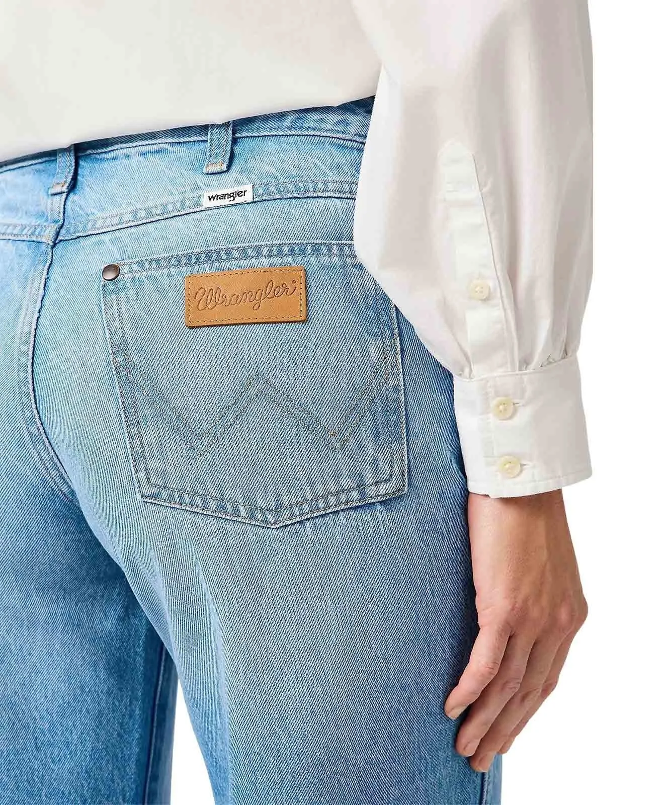 Damen Jeans World Wide von Wrangler in Rocky Wash