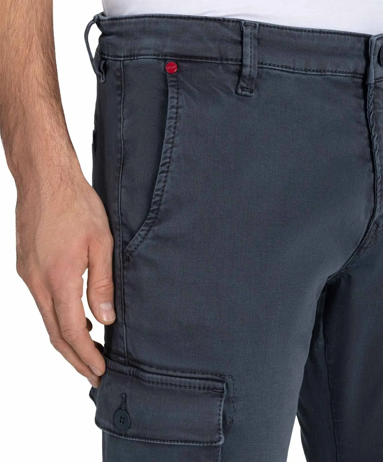 Herren Hose Driver Cargo von MAC in Blue Grey