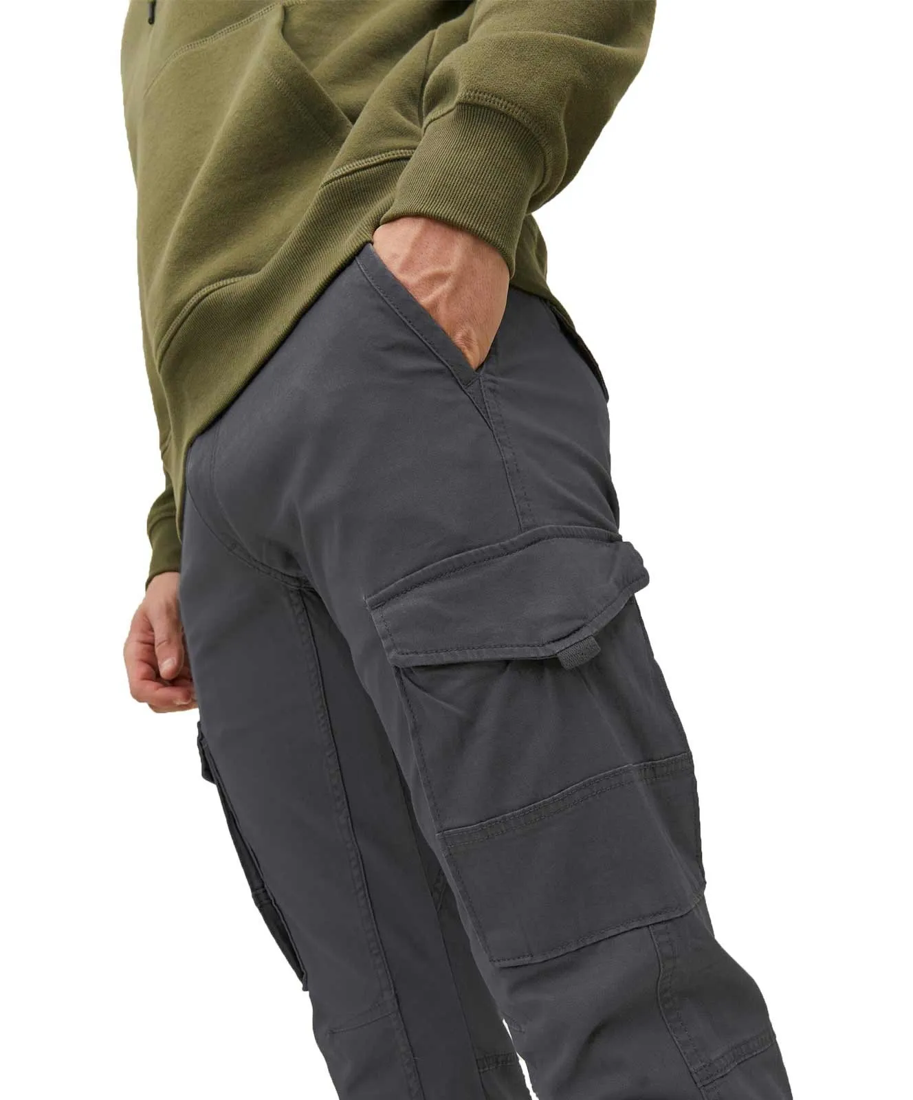 Herren Hose Paul Fake von Jack & Jones in Asphalt