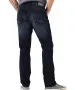Herren Jeans Ben von Paddocks in Blue Black Used Moustache