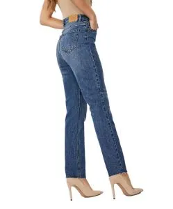 Vero Moda Jeans Straight Leg Brenda in Stonewash
