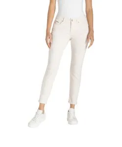 MAC Rich Slim Chic Jeans aus Light Denim in Antique Weiß