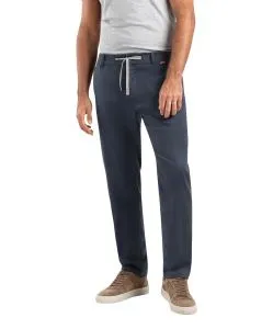 Mac Lennox Sport mit Linen Stretch in Dunkelblau