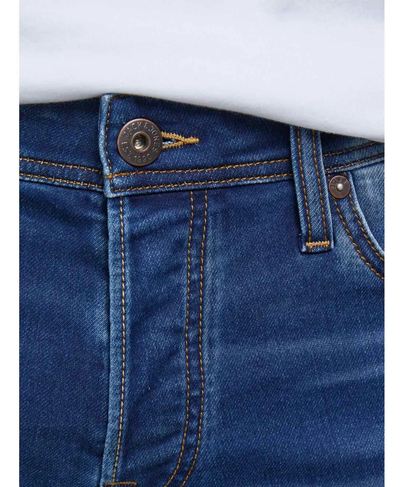 Herren Jeans Glenn Original von Jack & Jones in Blue Denim