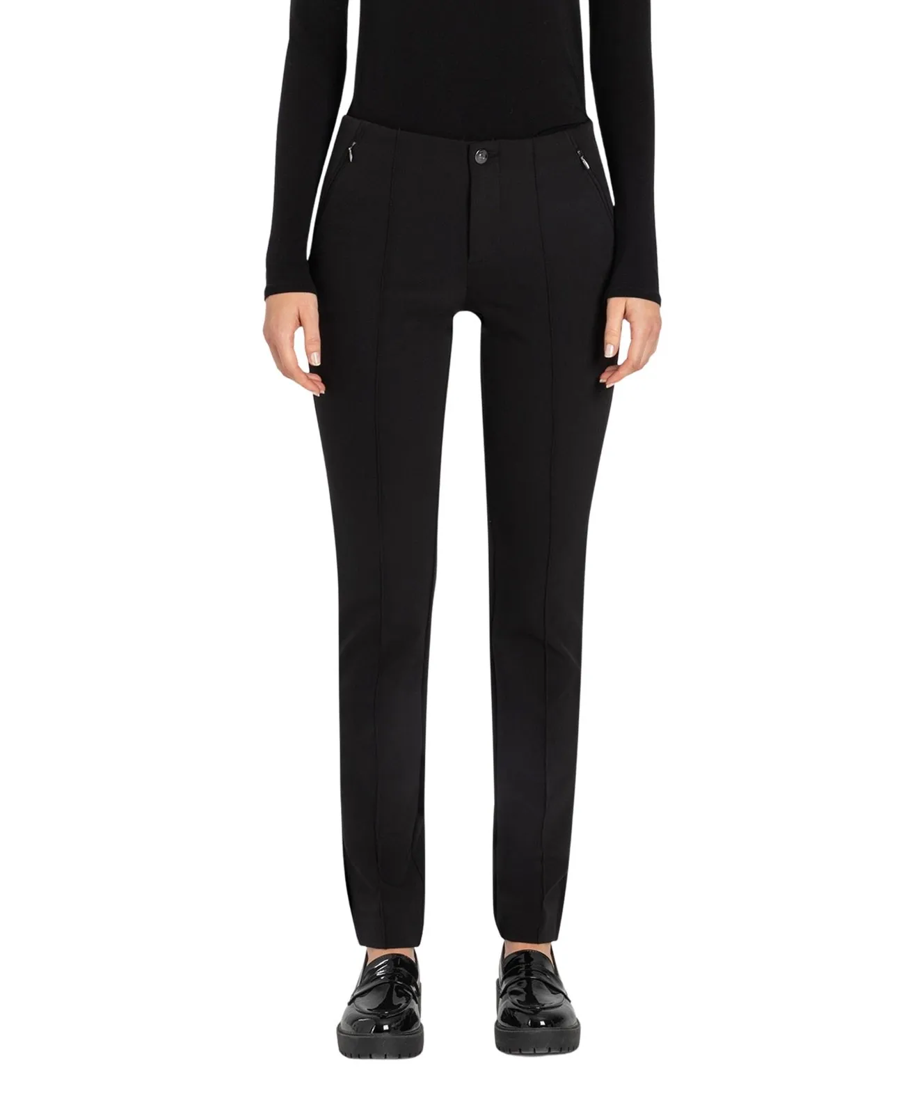 Damen Hose Anna Zip New von MAC in Black