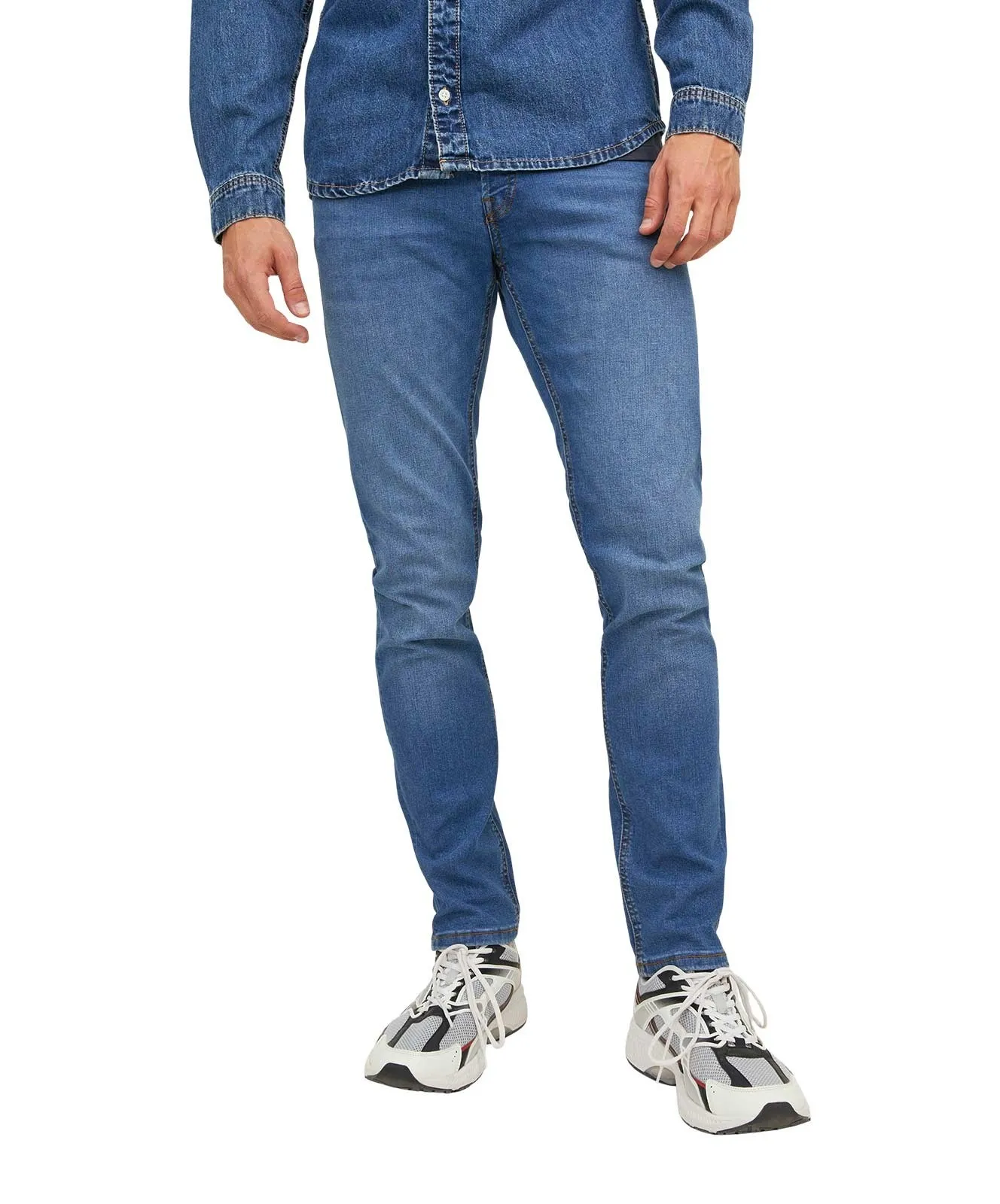 Herren Jeans Glenn Original von Jack & Jones in Blue Denim