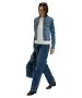 Damen Jacke Jeansjacke von Cross in Mid Blue