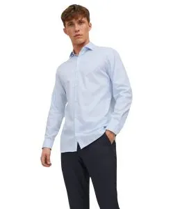 Jack & Jones Hemd Parker mit Slim Fit in Hellblau