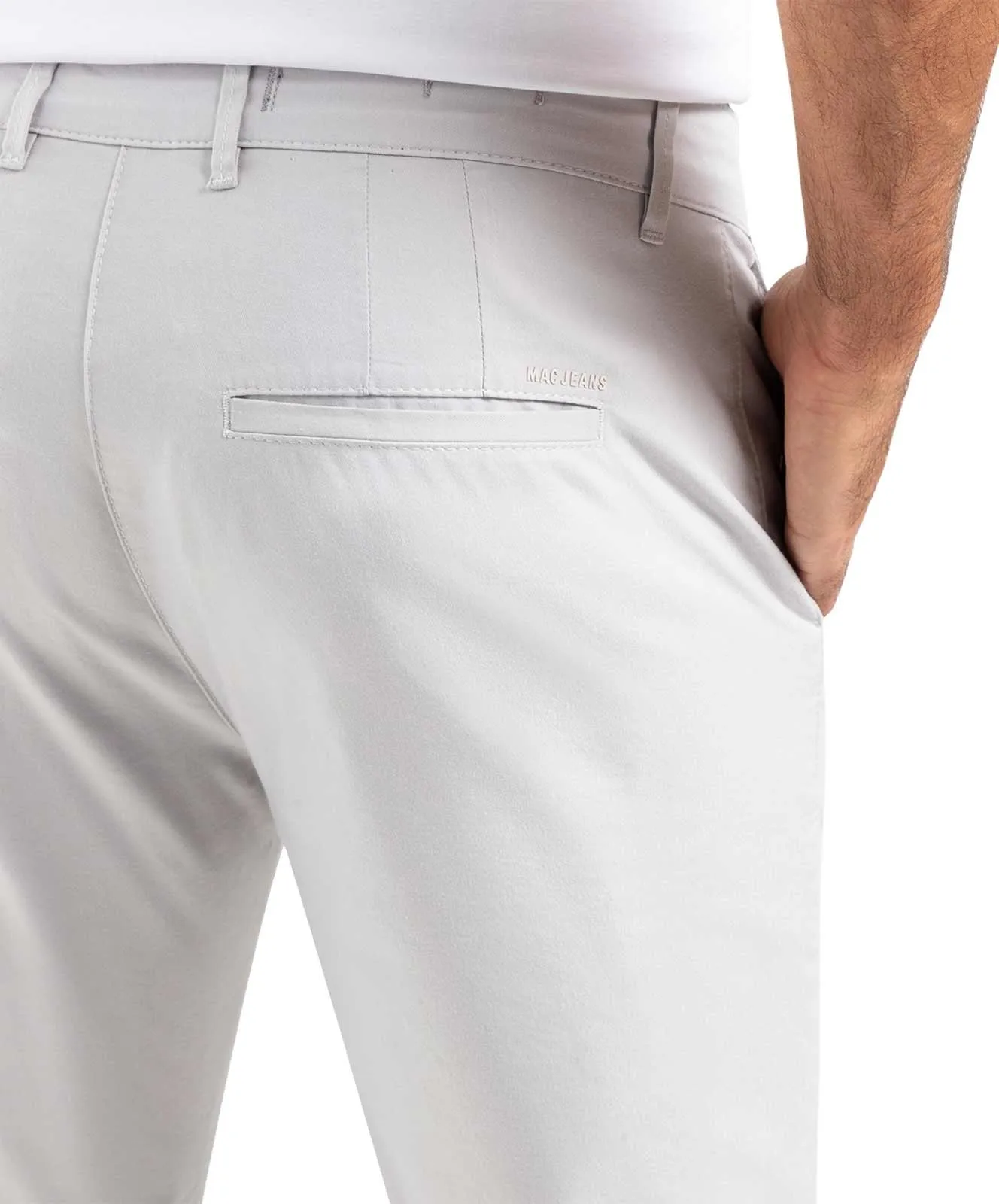 Herren Hose Griffin von MAC in Silver Grey