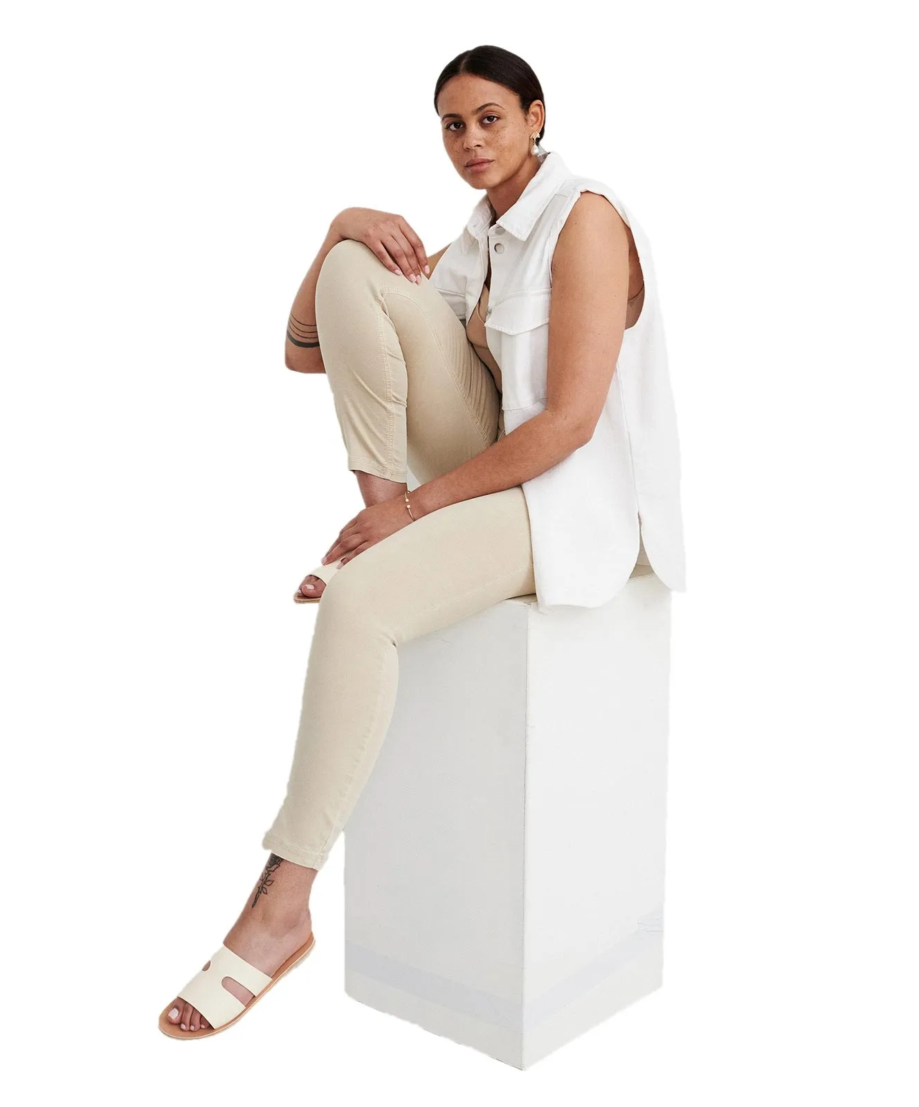 Damen Jeans Dream Skinny von MAC in Smoothly Beige