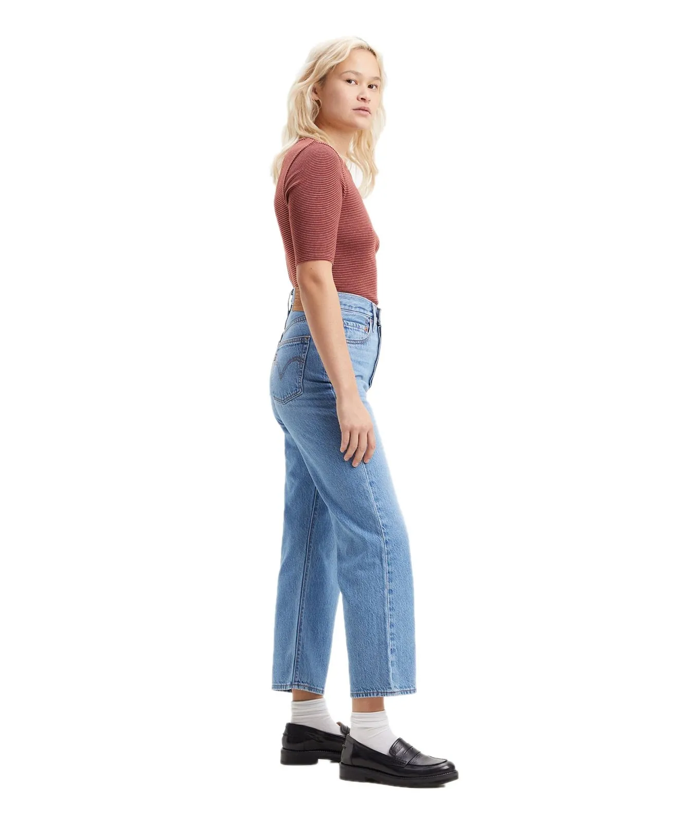 Damen Jeans Ribcage Straight Ankle von Levis in In The Middle