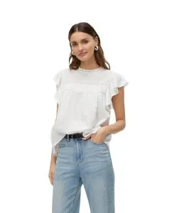 Vero Moda Blusenshirt Trine in Weiß