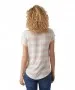 Damen Shirt Wide Stripe von Vero Moda in Sepia Rose Snow white