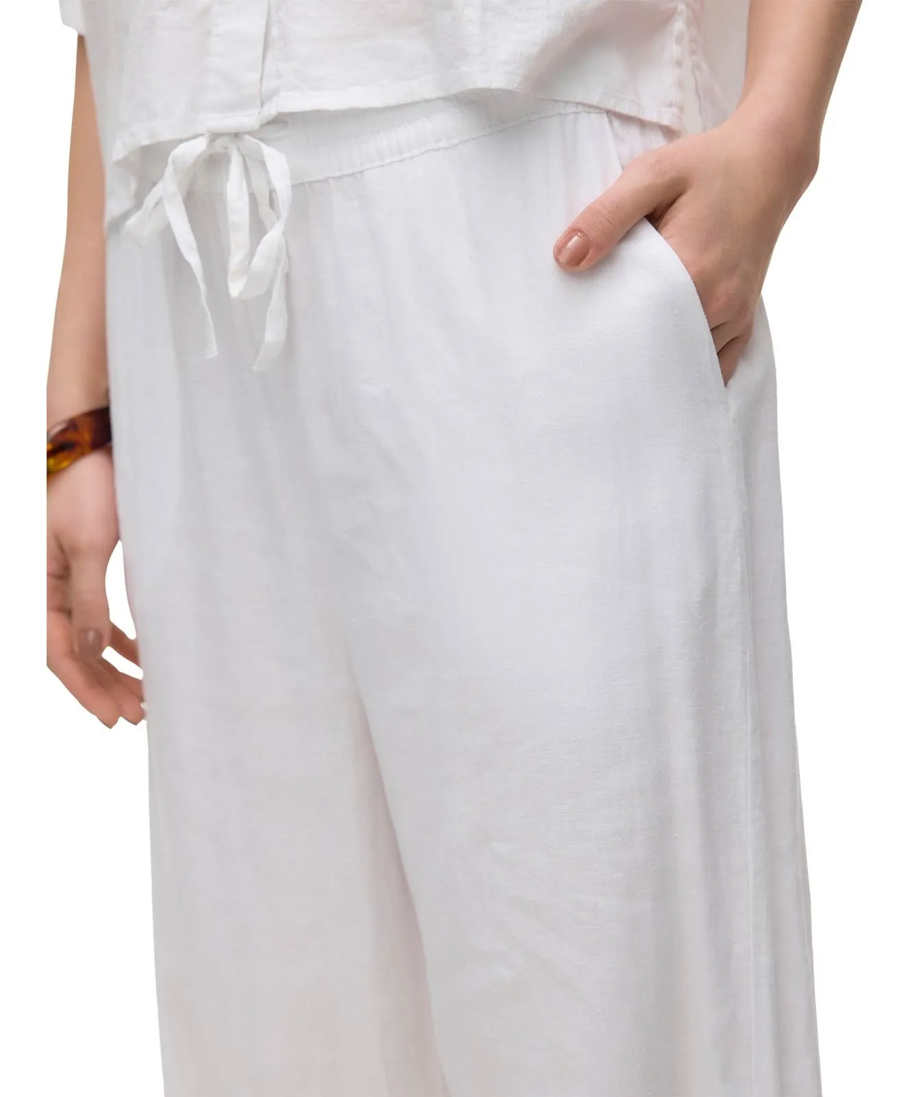 Damen Hose Linn von Vero Moda in Snow White