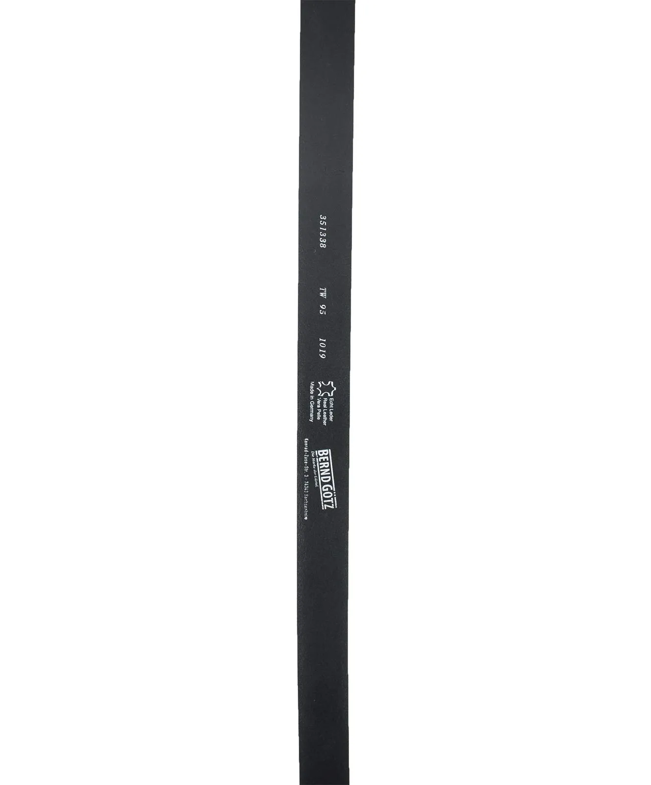 Damen Gürtel 3,5cm Velours Ledergürtel  von Bernd Götz in Marine