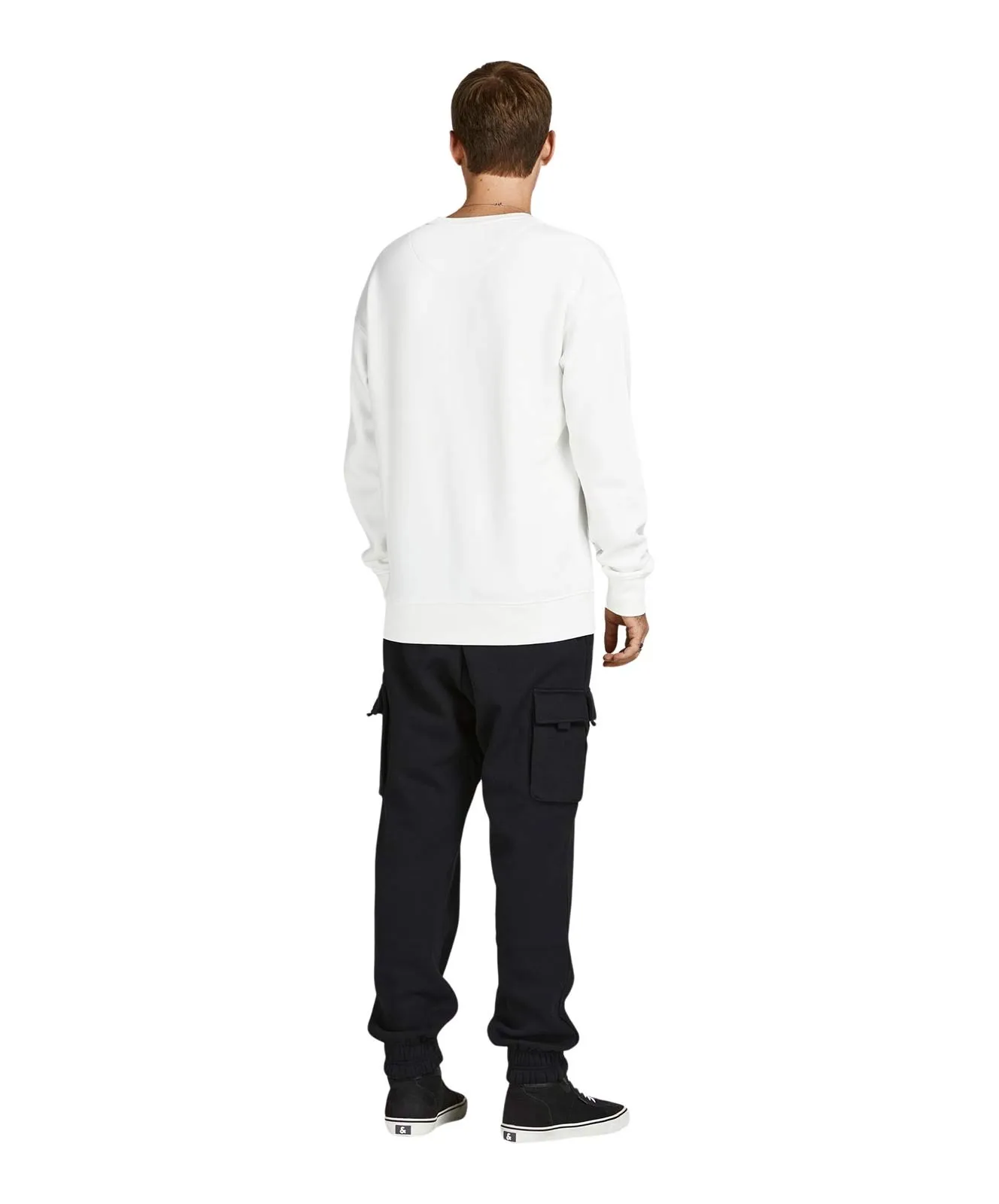 Herren Pullover Star Basic Sweat Crew von Jack & Jones in Cloud Dancer