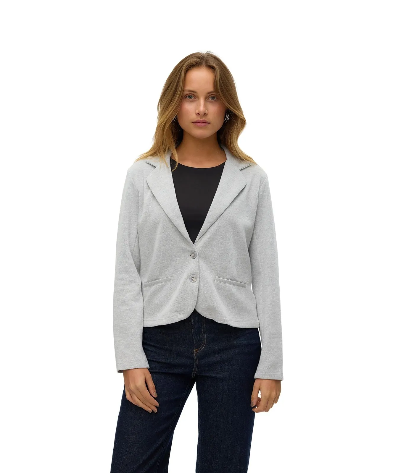 Damen Jacke Emma von Vero Moda in Light Grey Melange