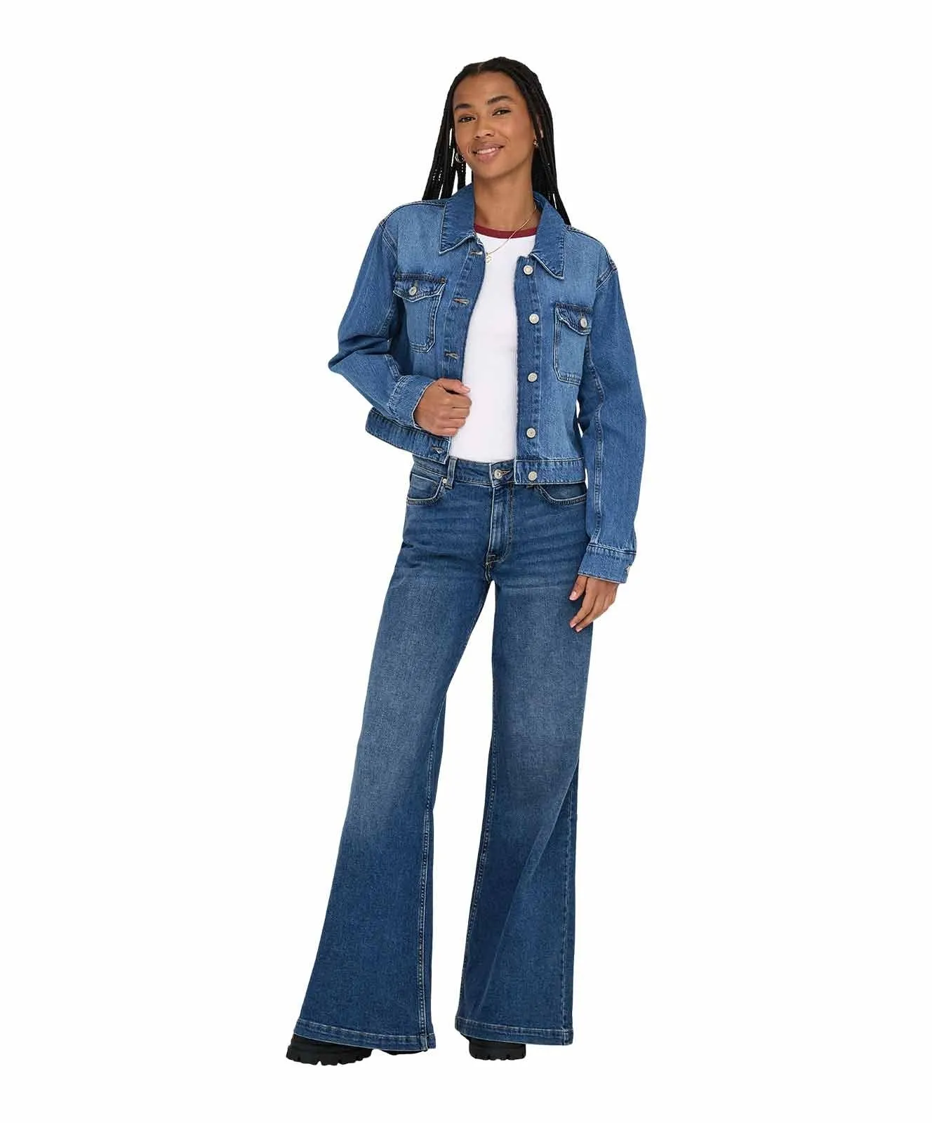 Damen Jacke Lumi von Only in Medium Blue
