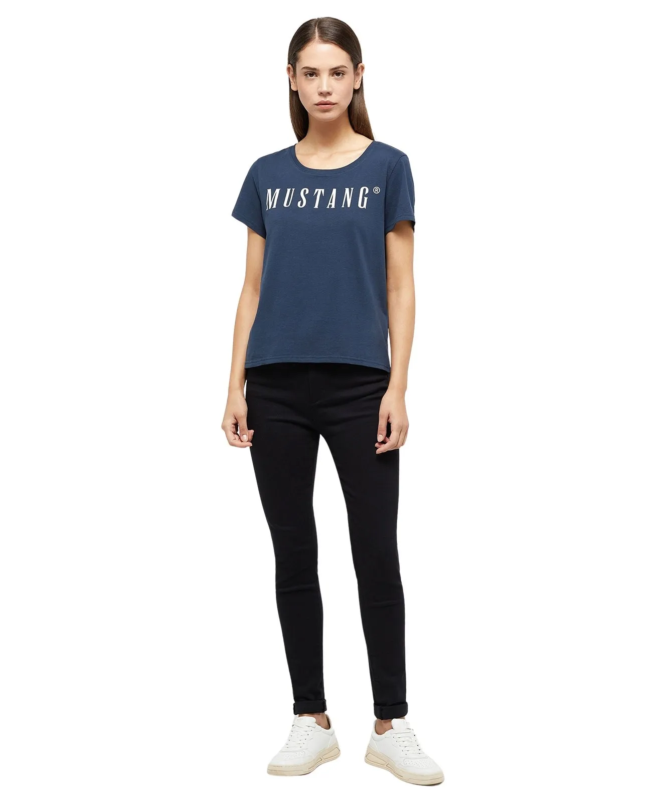 Damen Shirt Alma von Mustang in Dark Sapphire