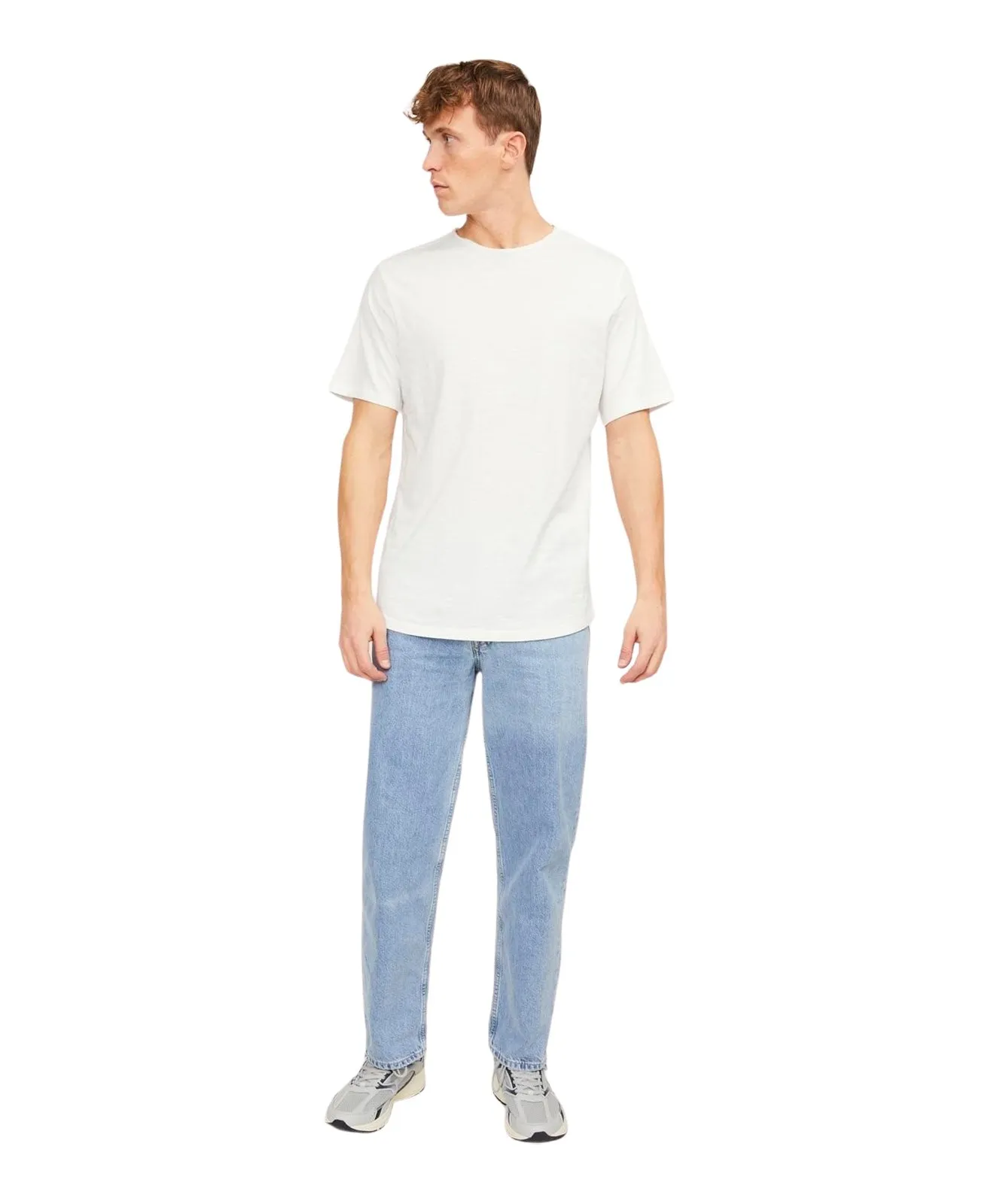 Herren Shirt Basher Tee von Jack & Jones in Cloud Dancer