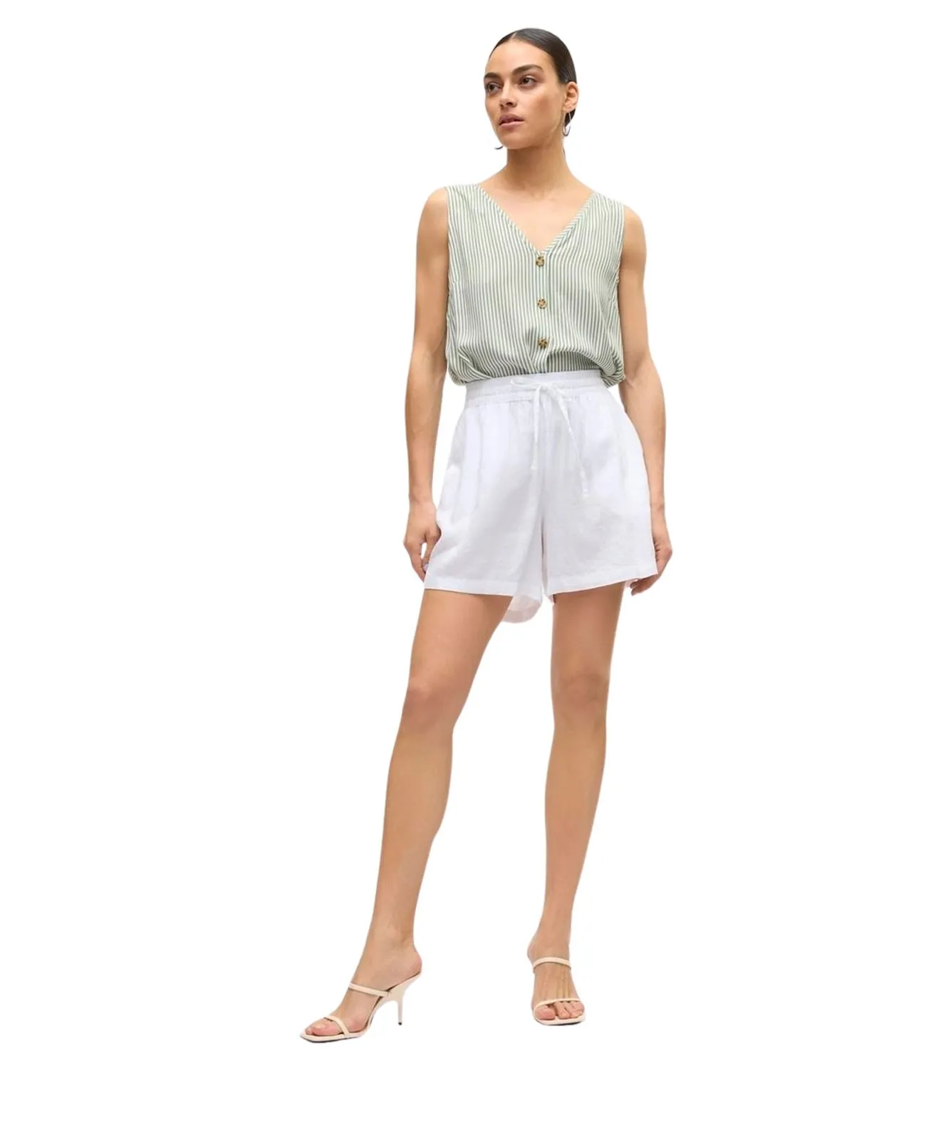 Damen Hose Linn von Vero Moda in Snow White