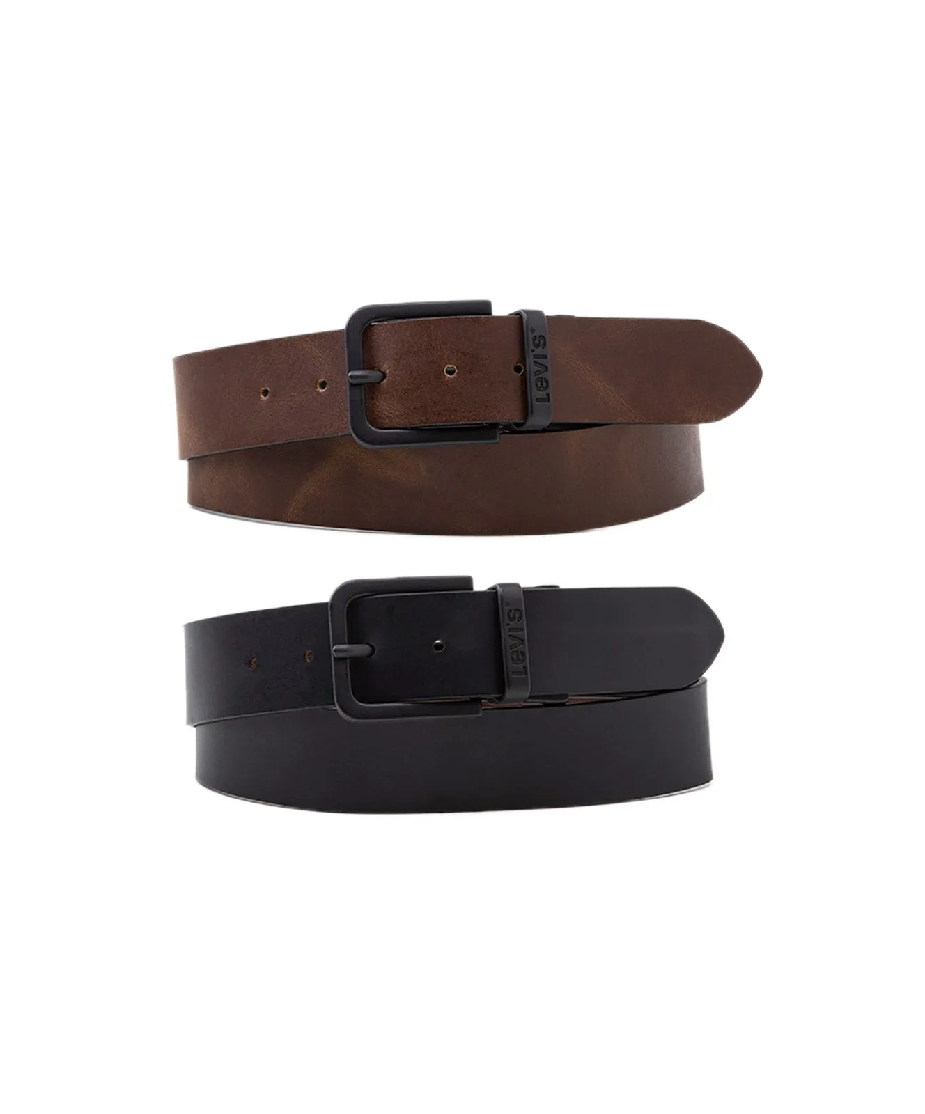 Herren Gürtel Reversible von Levis in Regular Black