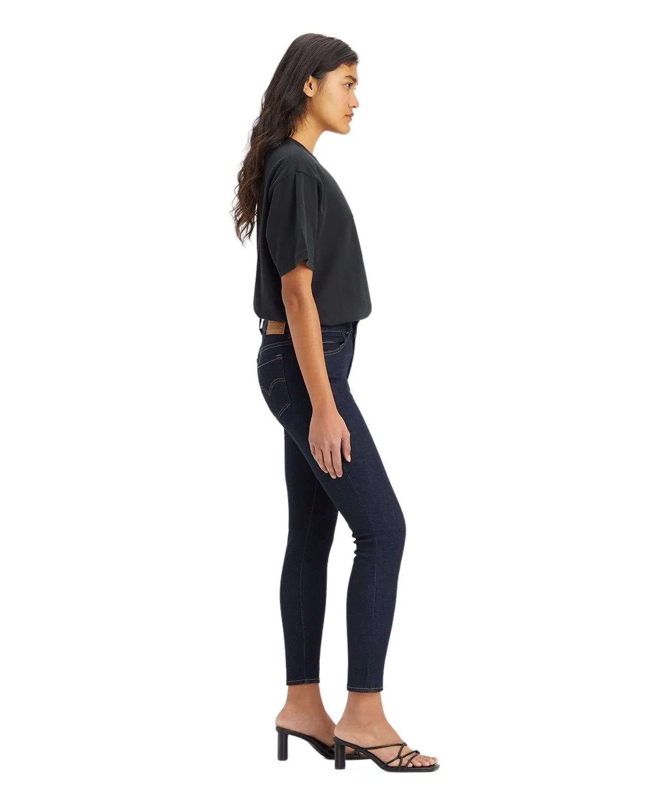 Damen Jeans 711 Skinny von Levis in Blue Wave Rinse