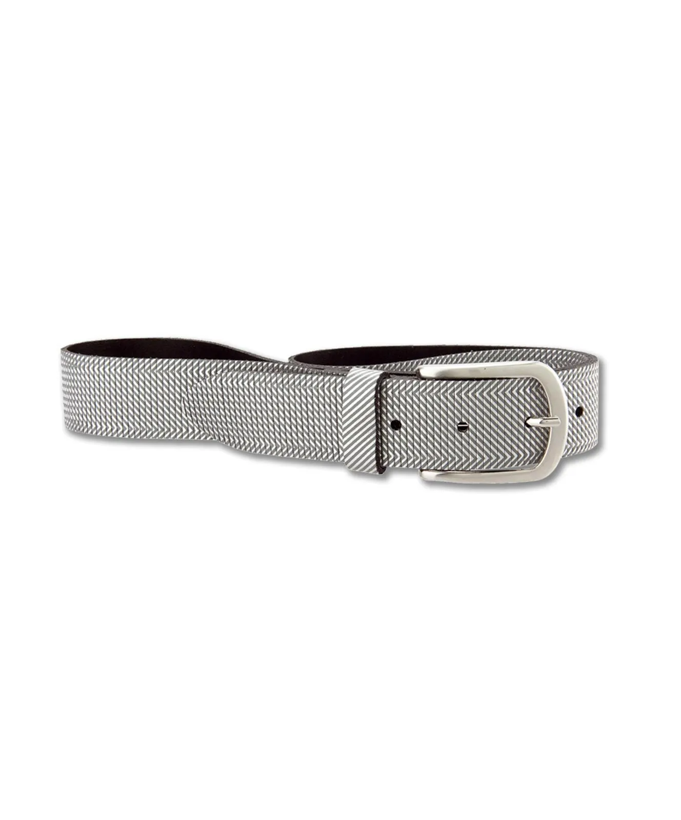 Damen Gürtel 3,5cm Softleder Gürtel von Bernd Götz in Grau