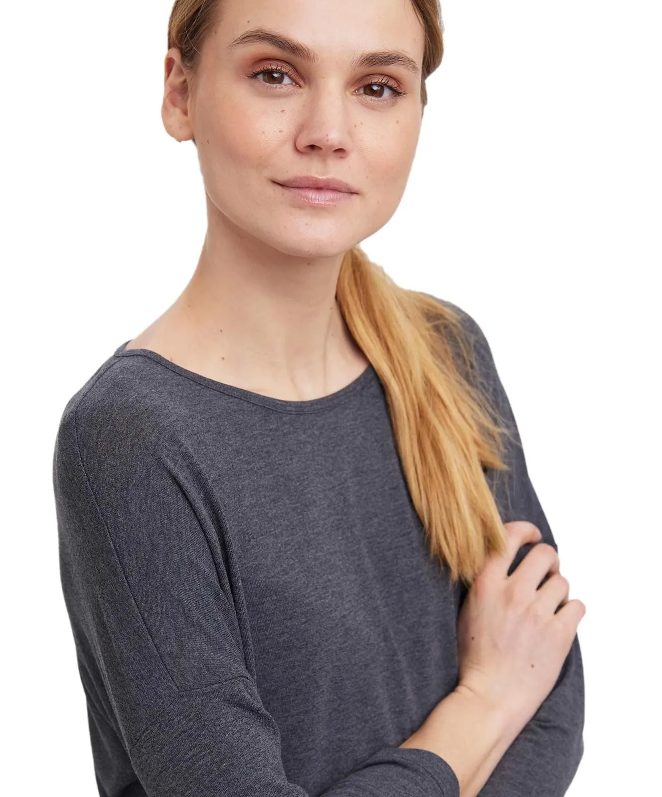 Damen Shirt Cara 3/4 von Vero Moda in Black