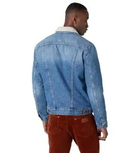 Wrangler Jeansjacke Sherpa mit Teddy-Futter in 3 Years
